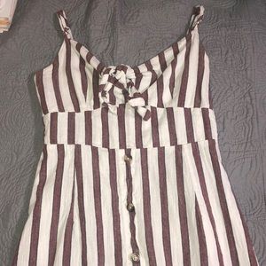 Red & White Dress